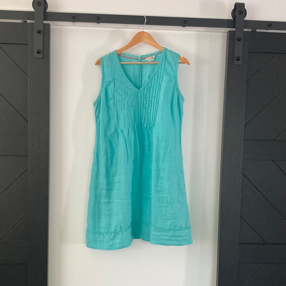 Boden Turquoise Sleeveless Dress